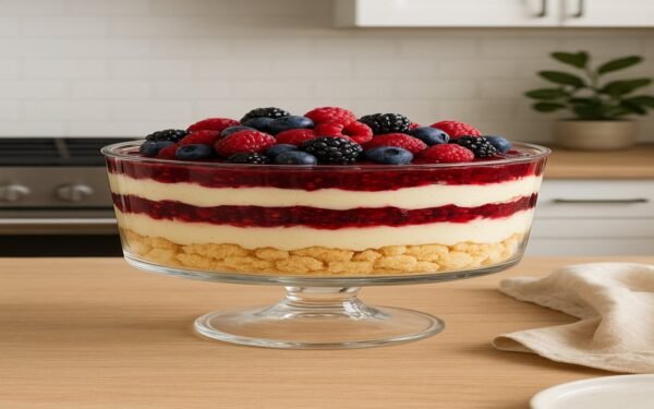 Pavê de Natal Frutas Vermelhas